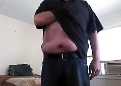 one more obese stud disrobe