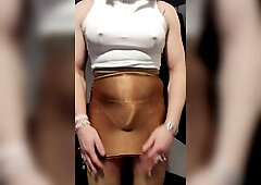 Double layered in nylons and tights