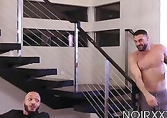 Dillon Diaz and Ricky Larkin barebacking after wet foreplay