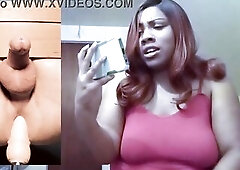 This babe thinks tiny dongs are large?