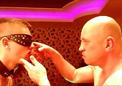 Fresh DOMINATION & SUBMISSION sesh with a HIGHLY LUXURIOUS legal YR elder GIMP - SPANK, SLOBBER, GASPING