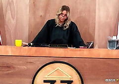 Sexcourt A Case Of Tit For Spat: Anal Threesome with Mick Blue, Natalia Starr, Chantal Danielle part 2