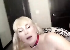 She is a Nasty Blonde Tranny Girl dicksucker and Sissy