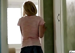 Hot Mona and Mercedes take turns on fucking teen Piper