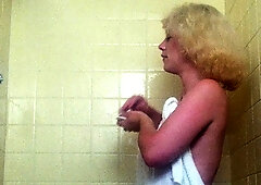 Blonde european slut goes hardcore in a threesome