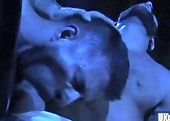 Muscle gay anal and cumshot