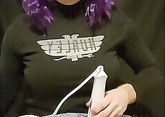 Punk Jen Cums in Her Panties