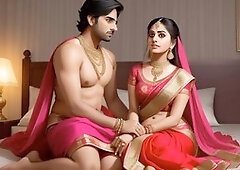 Desi Indian couple gets down in a cartoon adventure