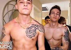 Charming jock takes a shot at Luna Lopez's big booty in college