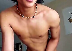 Young asian thai big dick cumming 4