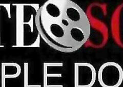 Slender woman in ebony boots with high heels, Dawson is getting team-fucked at home and loving it