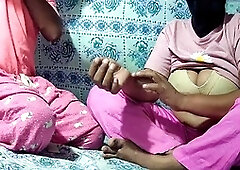 Hefty ebony duck boy gets it on with a big-boobed girl