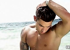 Big dick gay oral sex and cumshot