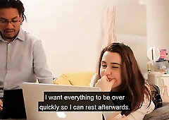 Shy classmate is drilled by his ally