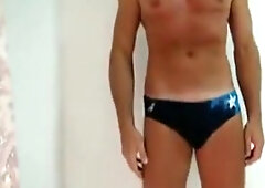 jerking off my speedo after beach