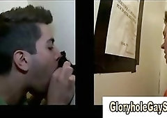 Straight guy gets tricked into gloryhole