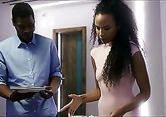 Romy Indy is a smoking hot babe with small breasts who likes to ride hard dicks