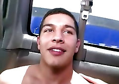 Babe deceives straighty gay bj