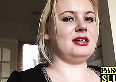 Fleshly chick enjoys having a coarse sex