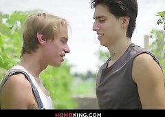 Outdoor Adventures: Angel and Leo's Wild Rendezvous in the Fields
