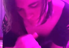 Femboy joys a bone and gulps it all