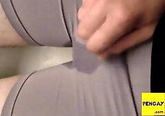 me pissing in my running shorts 6