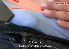 Warm male papi with a ultra-cute rock hard manstick shoots a immense flow