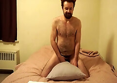 Trans Intersex Man Rides A Dildo 6 Min