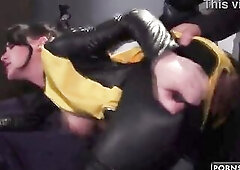 X-Males vs Sexvengers Porn Parody Oral-job and Vaginal Powers