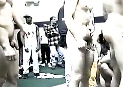 Catches Wrestlers Weighing-In