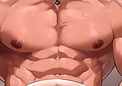 Animation Gym Hunks Cum