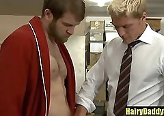 Colby Keller fucks a Stud in the basement