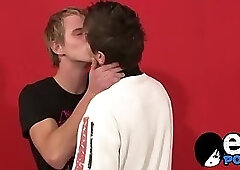 Cock hungry emo twink kisses his hung boyfriend before anal