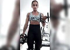 Black mother i'd like to fuck unyielding booty trembles after flexing