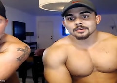 Muscle guys showing their dicks