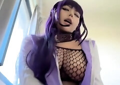 Big assed busty tit fuck and blowjob