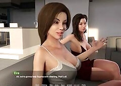 Best threeway ever with Eva and Sophia while away from home