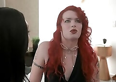 Fiery Redhead TS Fucks Her Hot Ex-GF