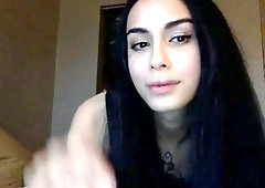 That bitch can make a man horny within seconds and she loves wanking on cam