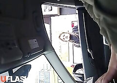 Car Dickflash asking for Directions