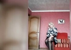 Irene dances and shows herself