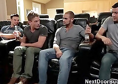 Hot jocks suck and cum