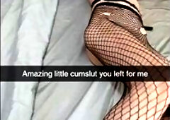 Tenant Leaves Bitch Tied Up For Landlord To Fuck On Snapchat. Day Two