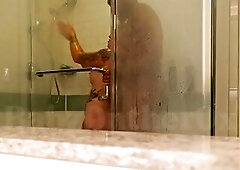 We started in the kitchen. Moved to the bedroom. Now Jordan and I've some steamy pleasure in the shower. We just needed greater quantity of every