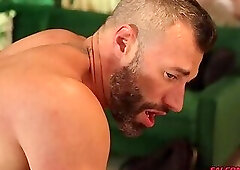 Diego big uncut cock is ready to bareback Coles ass