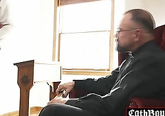 Priest Max Sargent rimming Noah Whites cute ass and fucks him from behind