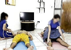 Wives in the Erotic Massage Parlor for Cuckolds NTR