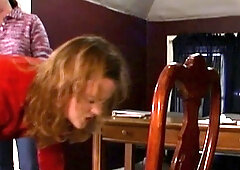 Redhead in bdsm spanked and anal fucked