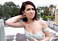 Teen from public anal bangs indoor