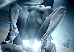3D fantasy porn compilation featuring alien and ghostly women in explicit acts